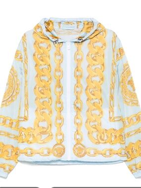 Versace Medusa Chains-print Jacket Size 54/XXL H
